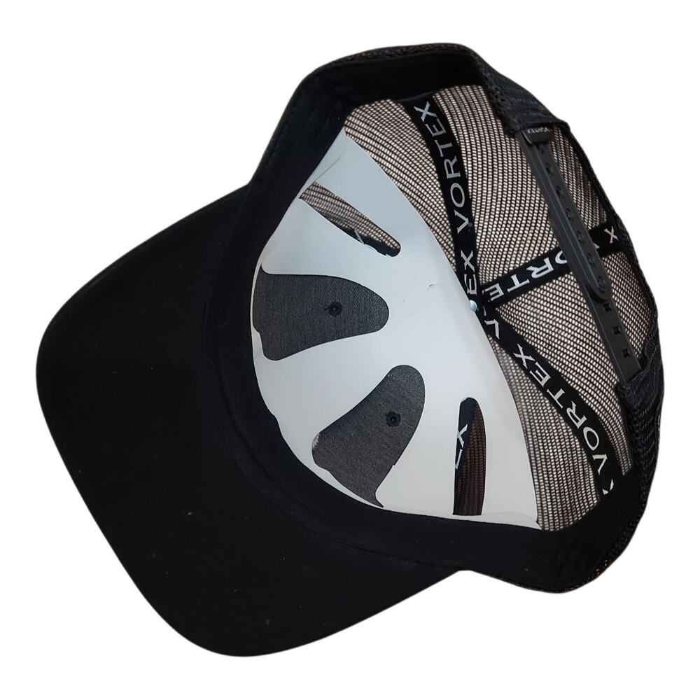 Vortex Black Mesh Snapback Hat Cap Mountain Logo … - image 6